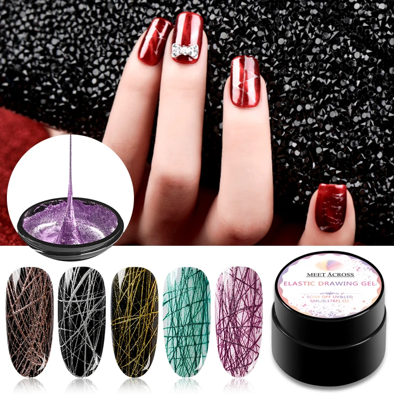 

5ml Spider Gel Creative Wire Drawing Nail Gel Lacquer Manicure Soak Off UV Gel Varnish Nail Art Pulling Silk Gel Lacquer