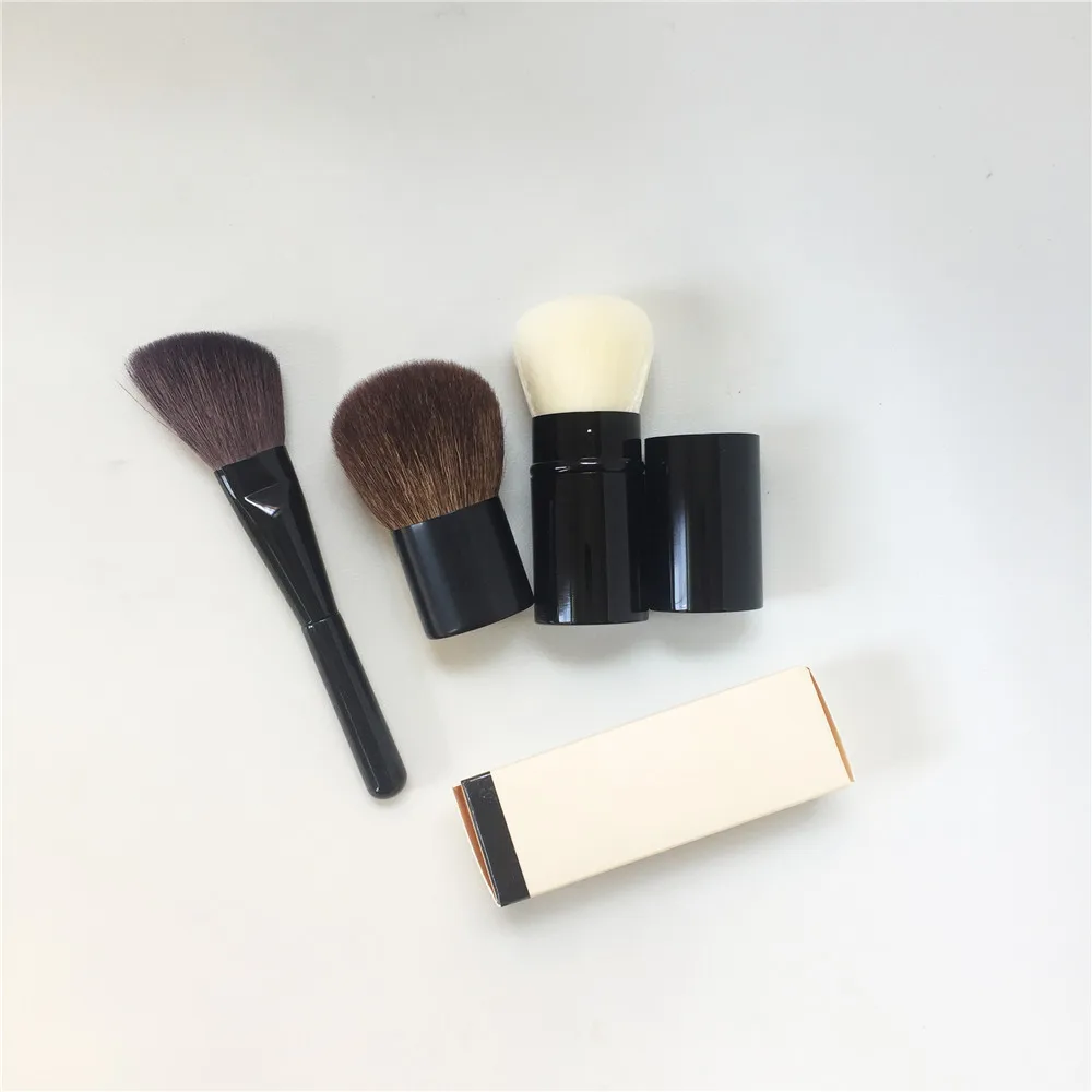 

Retractable Kabuki Brush / Petit Pinceau Kabuki / Angled Contouring Brush - Quality Blush/Powder Foundation Makeup Blending Tool