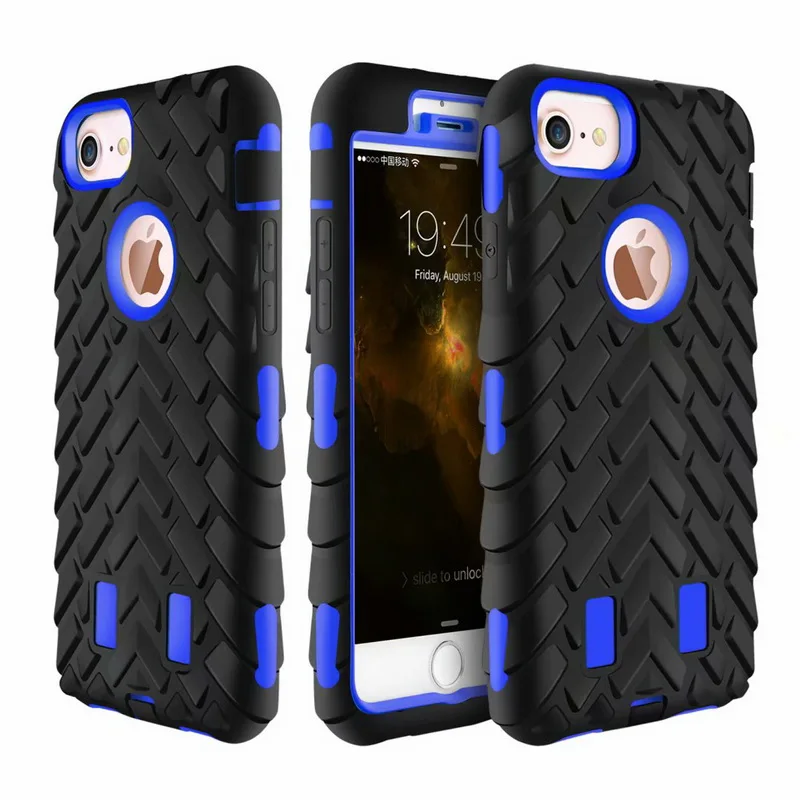 

Shockproof Case For iphone 6 6s 7 Plus Hybrid Hard Rubber Impact Armor Phone Cover Case For iPhone X XS 8 5 5S SE