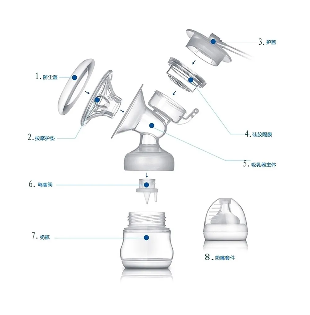 Части молокоотсоса с клапаном для утконоса, силикагель, аксессуары для молочных сосок BB0068