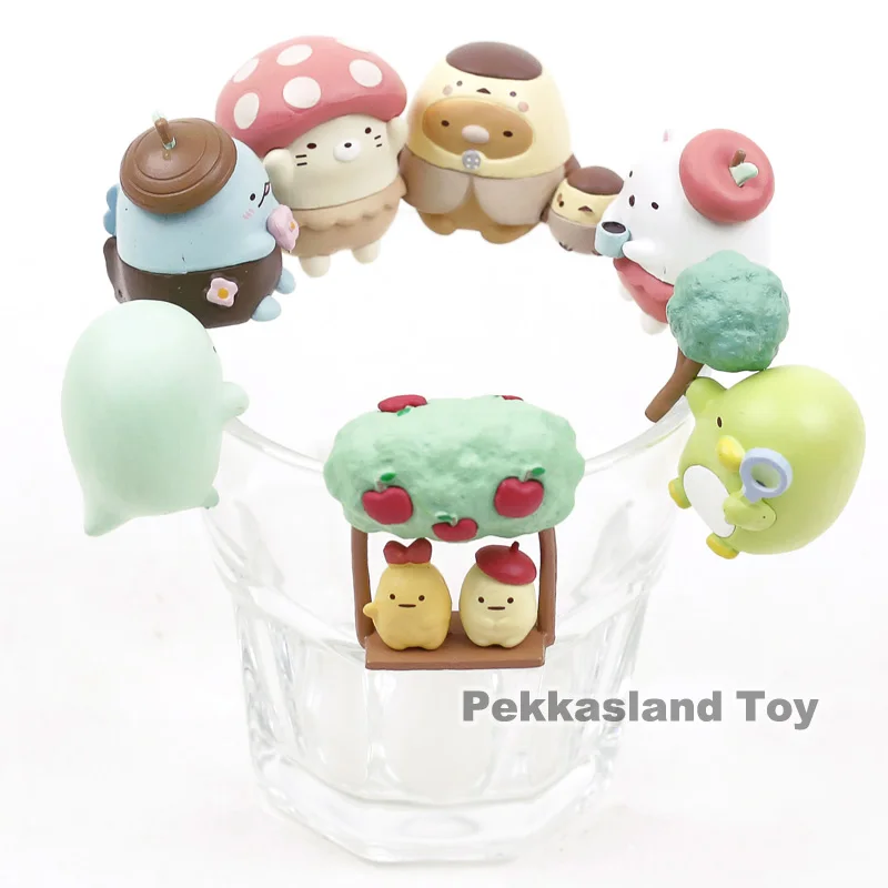 

Putitto Series Sumikko Gurashi Vol.3 Shirokuma's Friend Mini Cup Figures Toys Dolls 7pcs/set