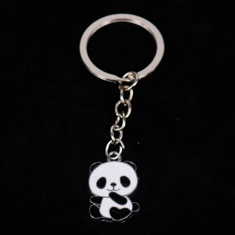 

1PCS Lover Gift Panda Keyring Keyfob Valentine's Day Keychain Ring