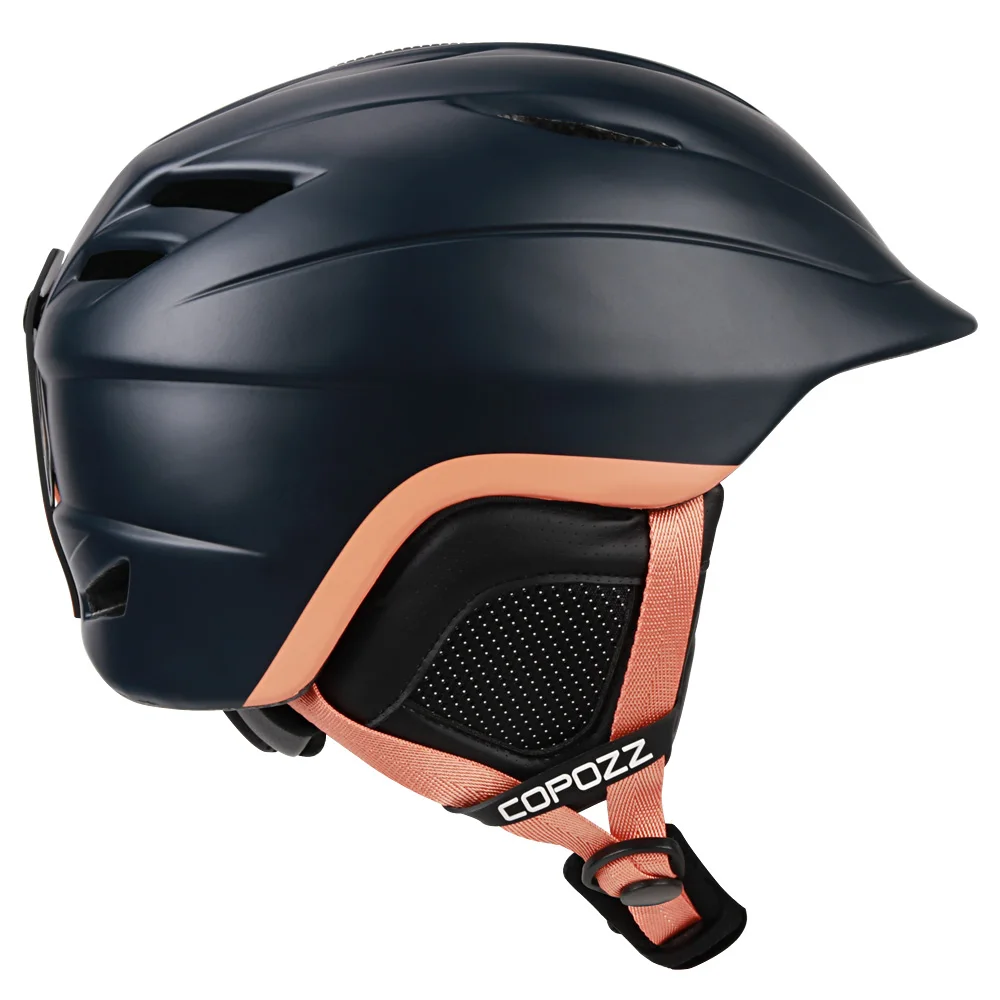 COPOZZ Brand Snowboard Ski Helmet Safety Integrally Molded Breathable Helmet Men Women Skateboard Skiing Helmet Size