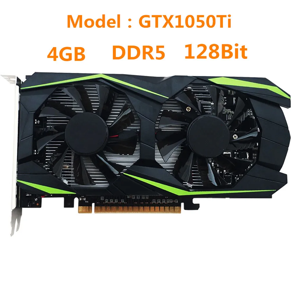 

Model Building Accessories GTX1050Ti 128Bit PCI-E 4GB DDR5 HDMI Discrete Graphics Desktop Gaming Video Card