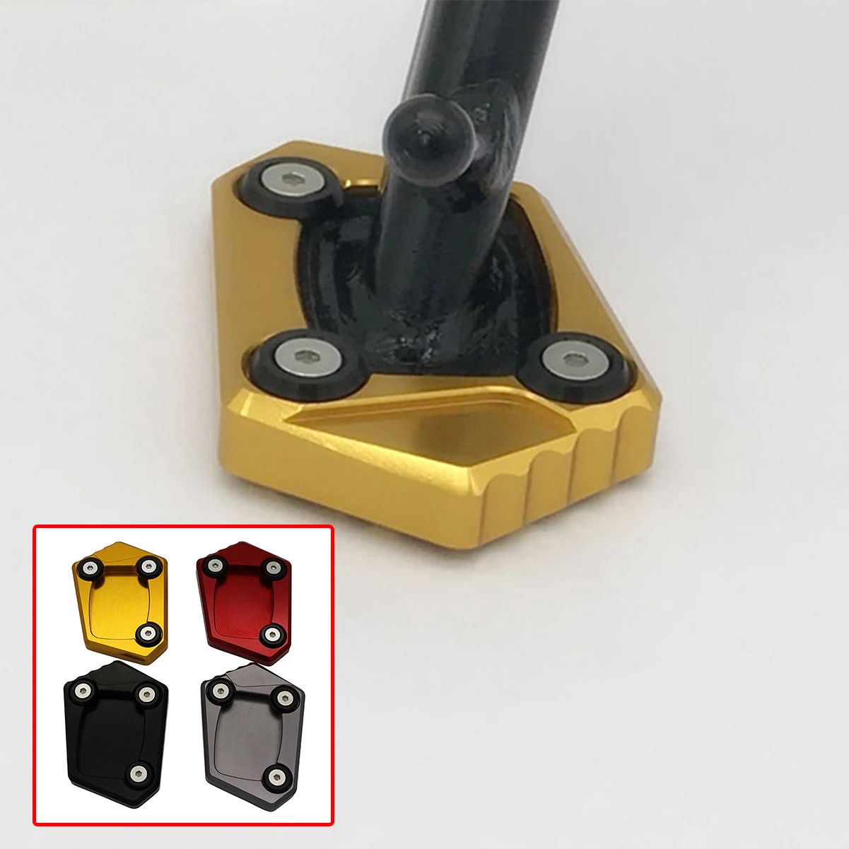 

CNC Motorcycle Parts Side Stand Enlarger For Honda CBR250 CBR300 CBR500 CB650 CB650F CB500F CB500X Kickstand Extension Plate Pad