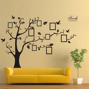 

3D DIY Photo Tree PVC Wall Decals Adhesive Wall Stickers Mural Art Home Decor #W