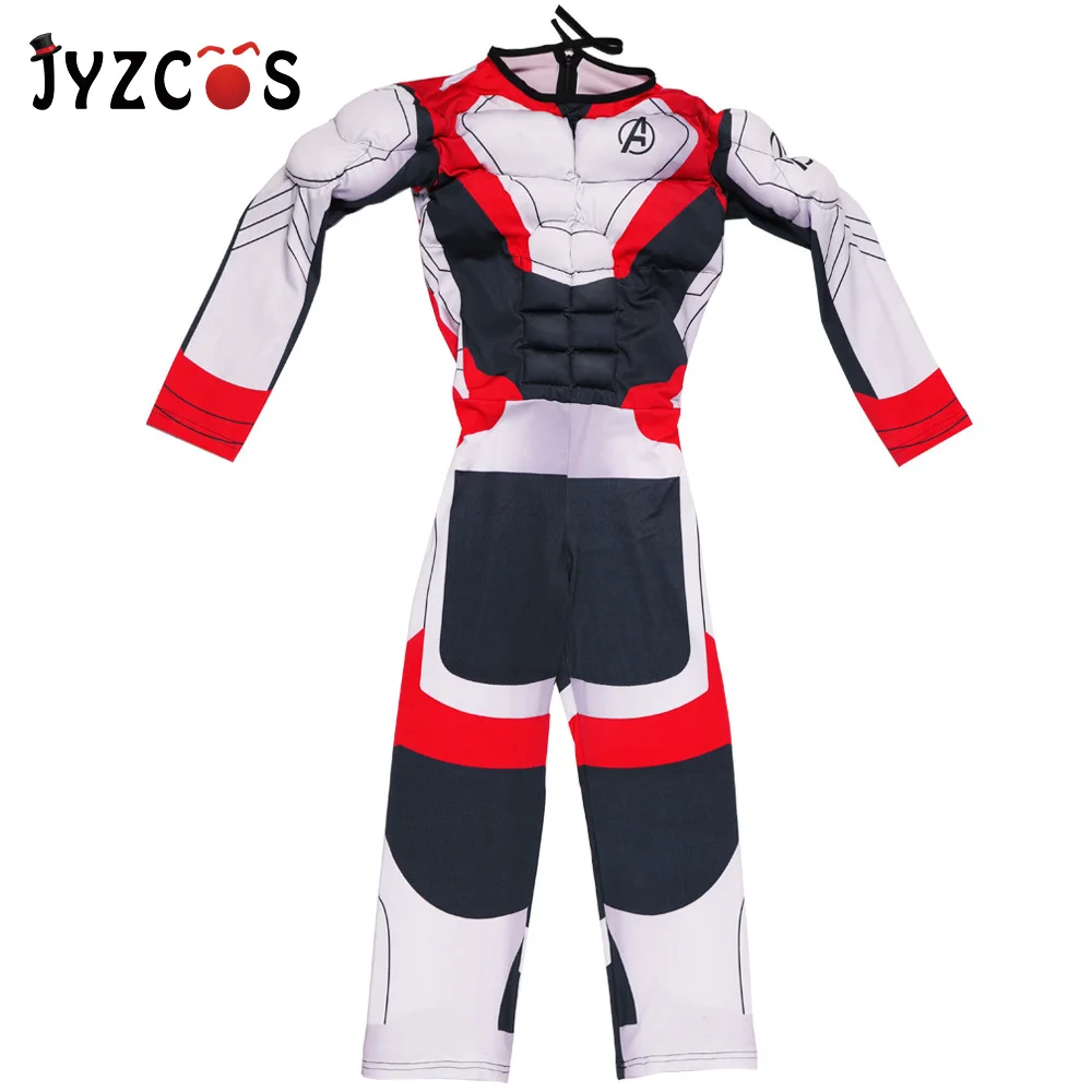 JYZCOS Kids Avengers Endgame Quantum Realm Costume Halloween Costumes for Boys Marvel Superhero Cosplay Zentai Bodysuit Jumpsuit
