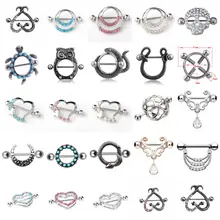1 шт. винтажные кольца для пирсинга сосков 316L хирургическая сталь в богемном стиле пирсинг штанги для сосков пирсинг для пирсинга