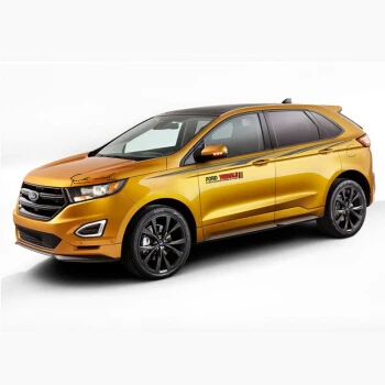 World Datong, автомобильный Стайлинг, Спортивная Автомобильная наклейка для Ford Edge, авто боди, индивидуальная наклейка, внешние аксессуары - Название цвета: Yellow car