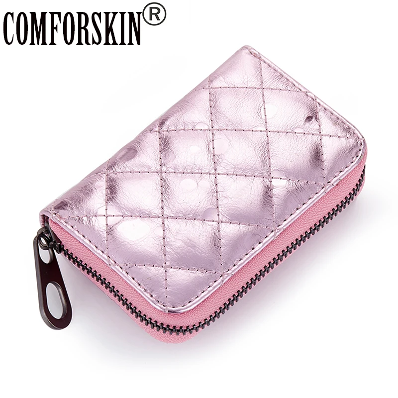 

2016 New Arrival Fashion Square Style Soft Genuine Leather Multifunctional Women Coin Purse 5 Color On sale