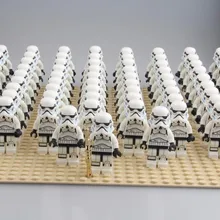 100 шт./лот Звездные войны Императорский Штурмовик клон Solider с золотой и черный пистолет Building block Кирпичи Игрушка