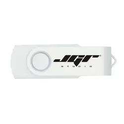 J-boxing 50 шт. 1 ГБ Выгравированный индивидуализированный логотип USB флеш-накопитель флэш-памяти металлические, с принтом вращающийся