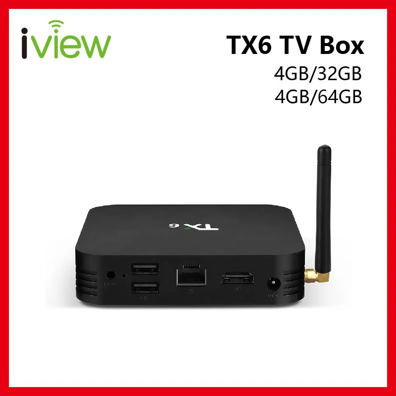 

TX6 Allwinner H6 Smart TV Box Quad Core Android 7.1 Built-in WiFi 2.4G+5G BT4.1 USB3.0 RAM 4GB ROM 32G/64G 4K Ultra HD IPTV Box