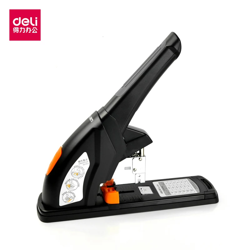 Deli 0386 heavy duty stapler office supplier for 120 papers/70g paper
