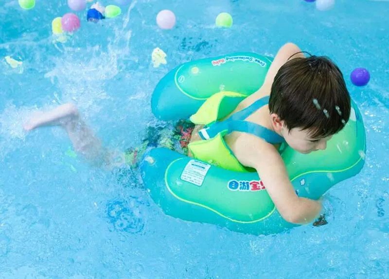 Anel de Natação do Bebê Novo Infantil Banho Círculo Axila Flutuante Crianças Nadar Piscina Acessórios Trainer Inflável Dupla Jangada Anéis 8 High Quality Mamãe e Bebê
