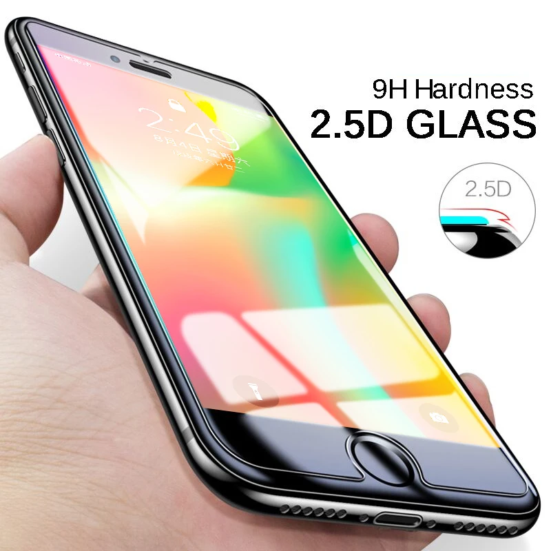 Защитное стекло 9H для iPhone 11, закаленное защитное стекло для iPhone 11, 6, 6s, 7, 8 Plus, 5S, SE