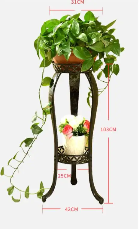 Красивое растение стенд крытое растение открытого грунта угловая полка цветок горшочное Растение держатель для гостиная