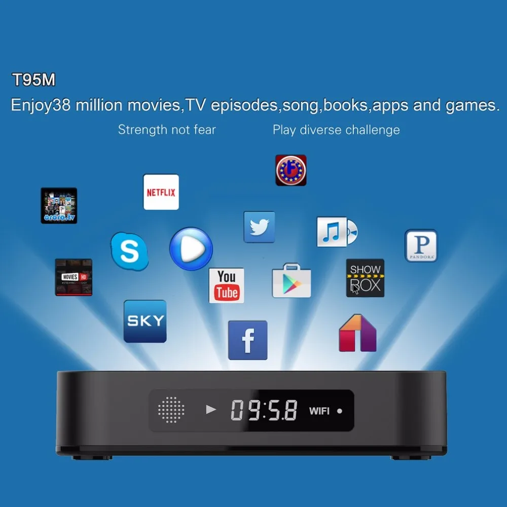 T95M Android5.1 TV Box with EU Plug Amlogic S905 1GB DDR3 8GB EMMC Quad Core 1080P Full HD 4K*2K Resolution Support 2.4G Wifi T95M Android5.1 TV Box with EU Plug Amlogic S905 1GB DDR3 8GB EMMC Quad Core 1080P Full HD 4K*2K Resolution Support 2.4G Wifi