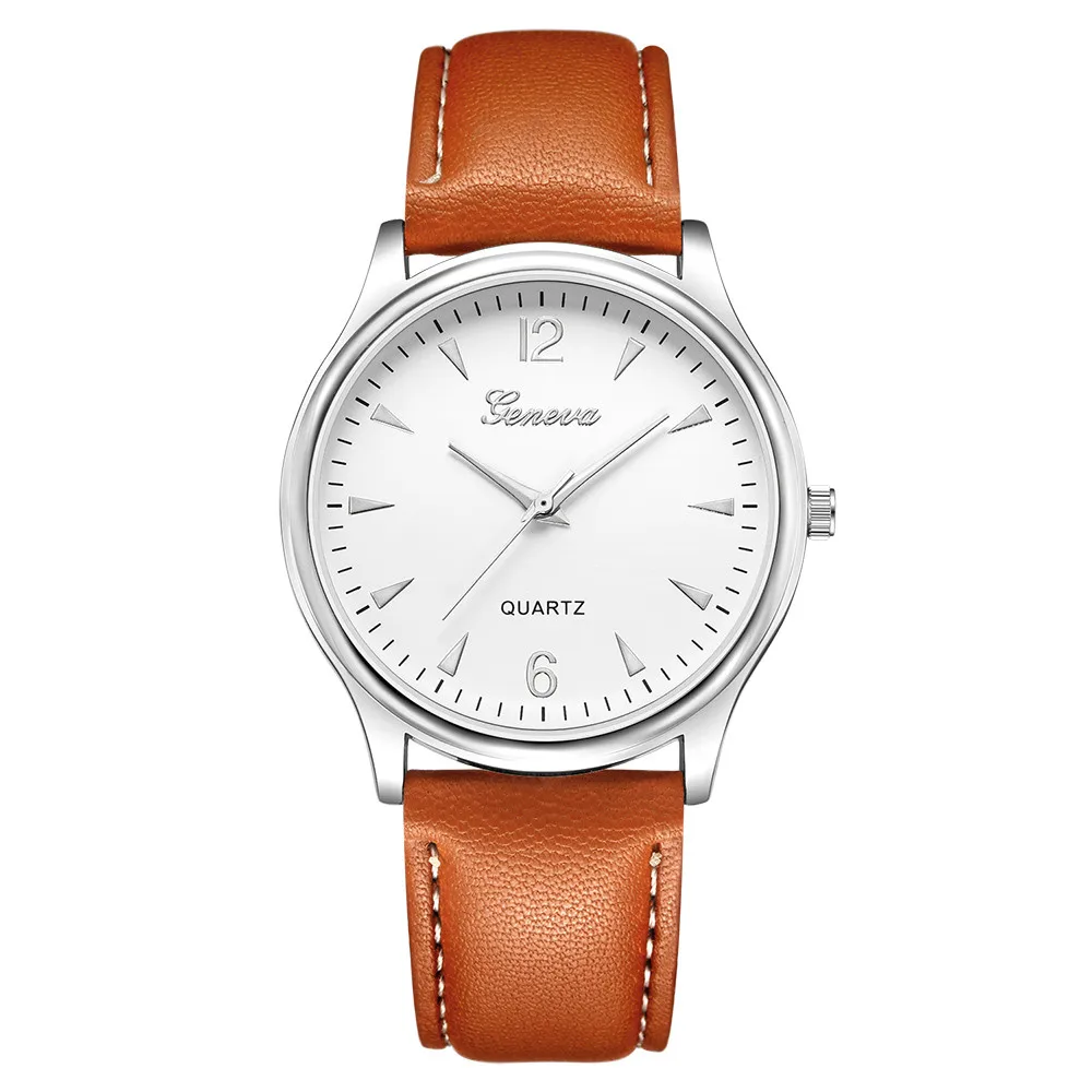 

Fashion Faux Leather Mens Analog Quarts Watches Blue Ray Men Wrist Watch 2018 Mens Watches Top Brand Luxury Casual Watch Clock