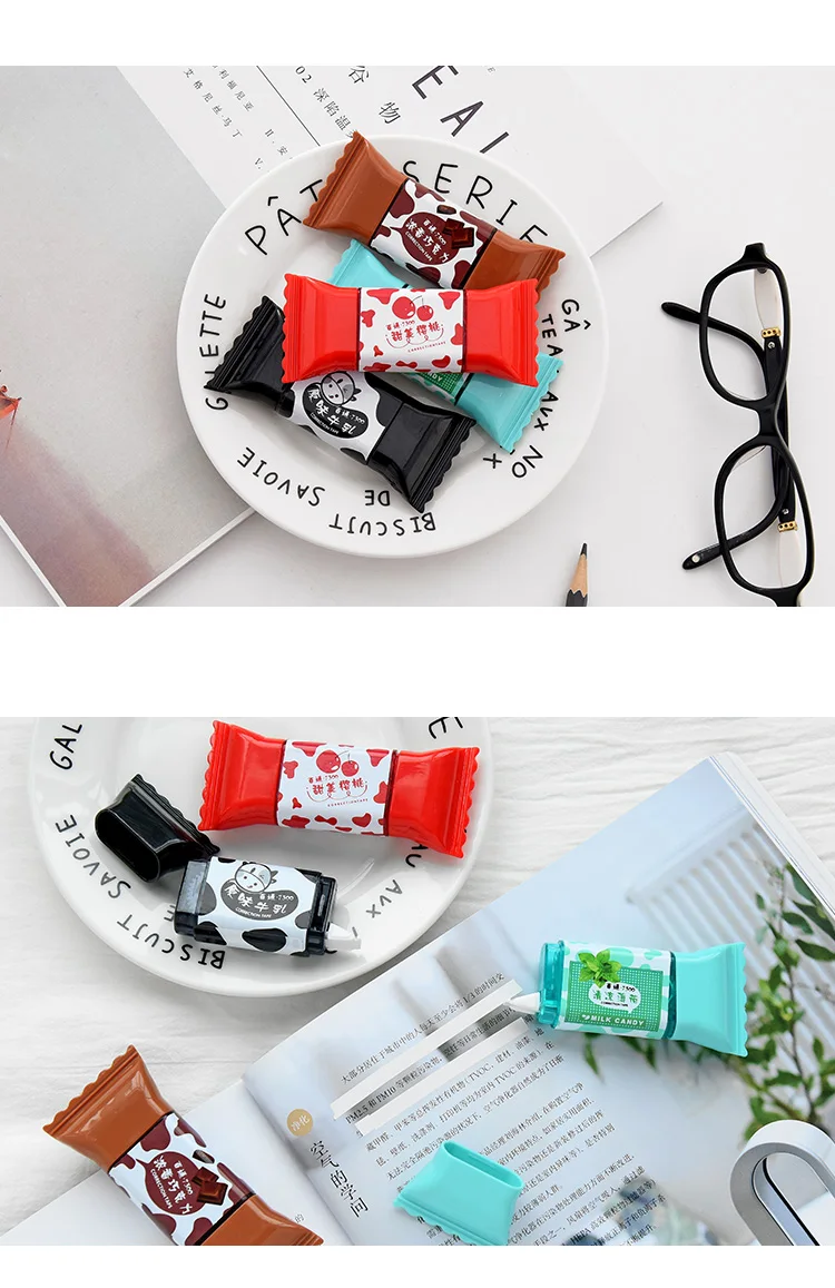 Креативные конфеты коррекция ленты ученики милые изменить ленты Южная Корея небольшой чистый канцелярские принадлежности