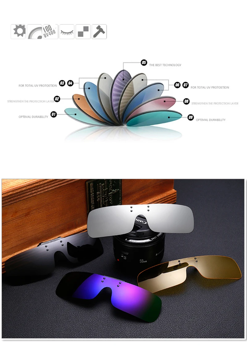 polarized clip on sunglasses 9000148 details (3)