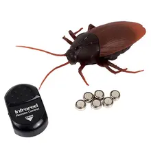 Infrared Remote Control Mock Fake Cockroach RC Toy Prank Insects Joke Scary Trick Bugs for Party