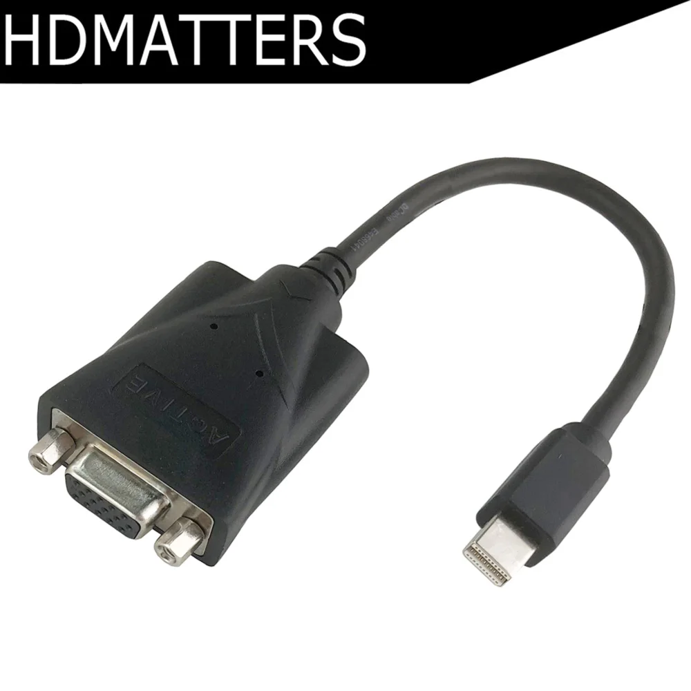 

Mini DP to VGA Active adapter cable AMD Eyefinity Multi-screen compatible