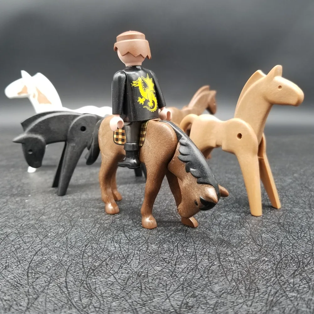 Седло от Playmobil Horse для рыцарей экшн фигурки модель замка животного игрушка