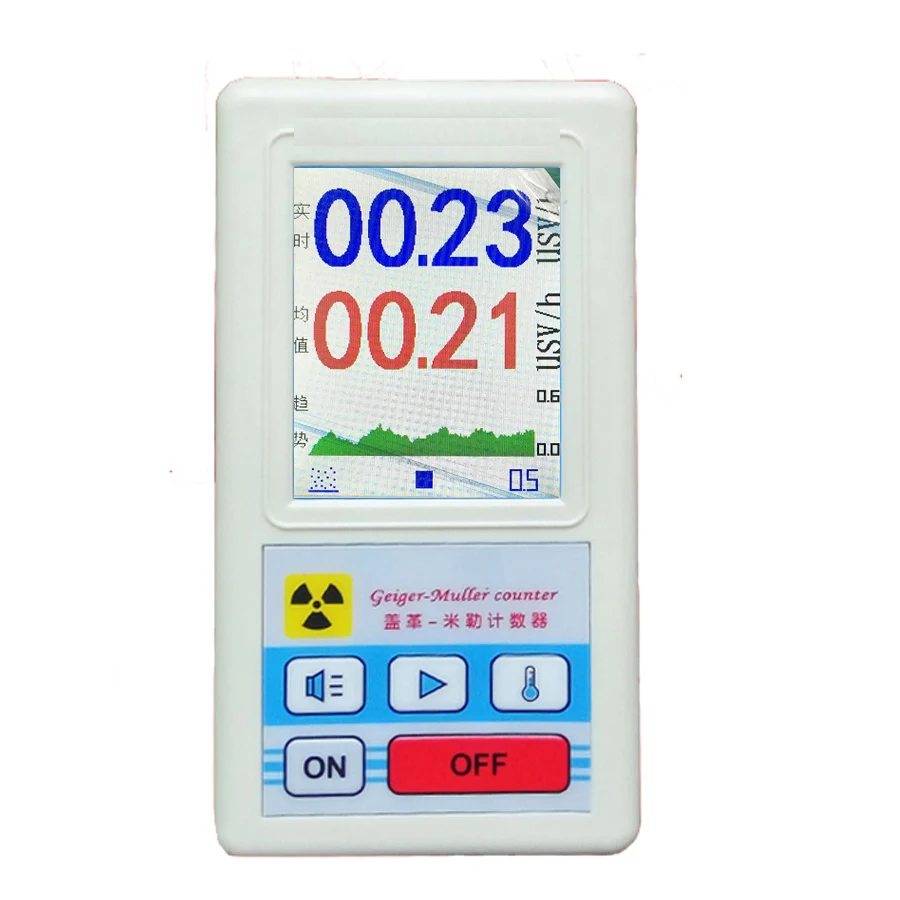 Geiger counter Nuclear radiation detector ,Personal dosimeters Marble detector nuclear radiation tester With a display screen