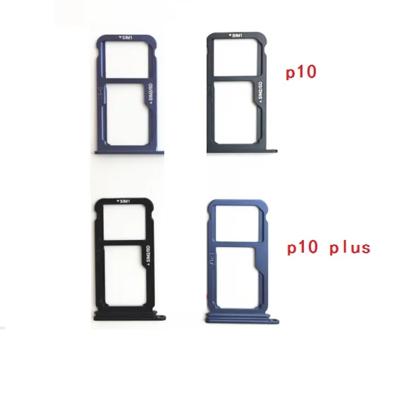 10 шт./лот для Huawei p10/P10 Lite/p10 plus лоток sd-sim-карты микро держатель слот адаптера