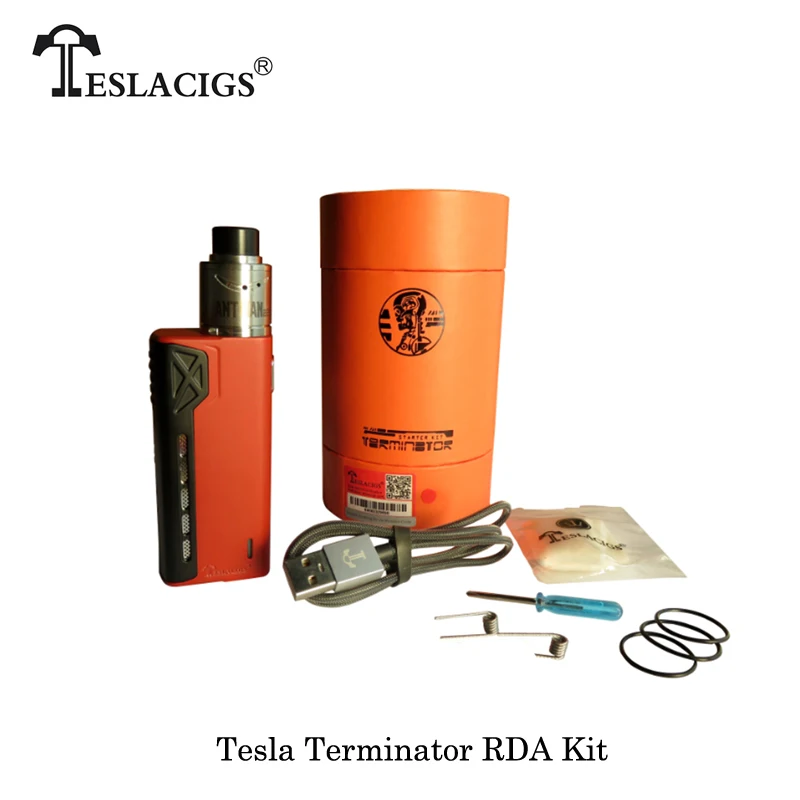 100% оригинальные электронные сигареты Teslacigs Tesla Terminator 90 Вт коробка мод комплект 0 1