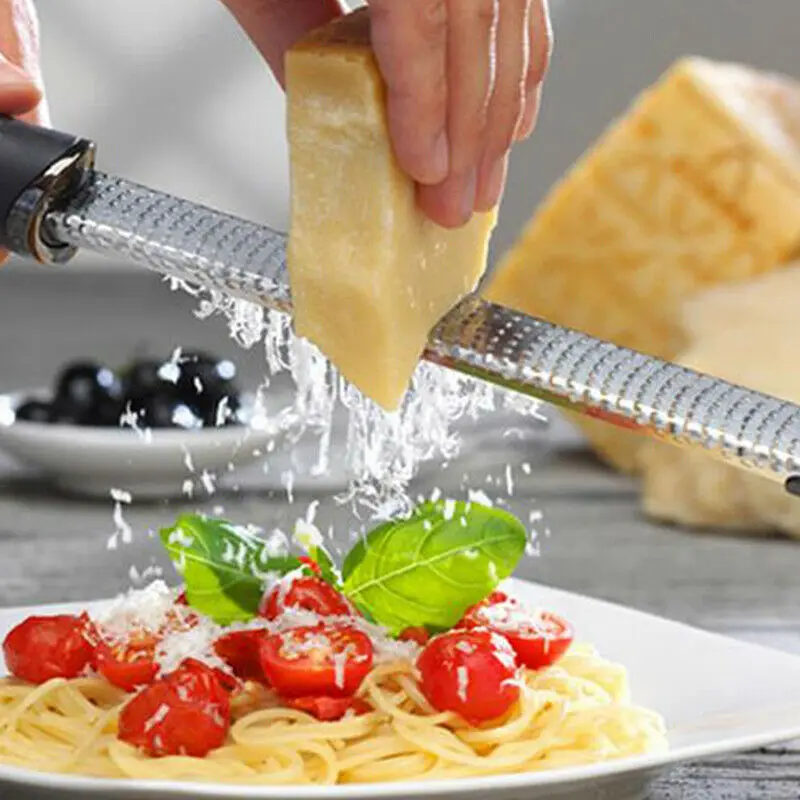

Lemon Zester Cheese Grater Multi-purpose Stainless Steel Sharp Vegetable Fruit Tool Parmesan Cheese Ginger Garlic Grater tool