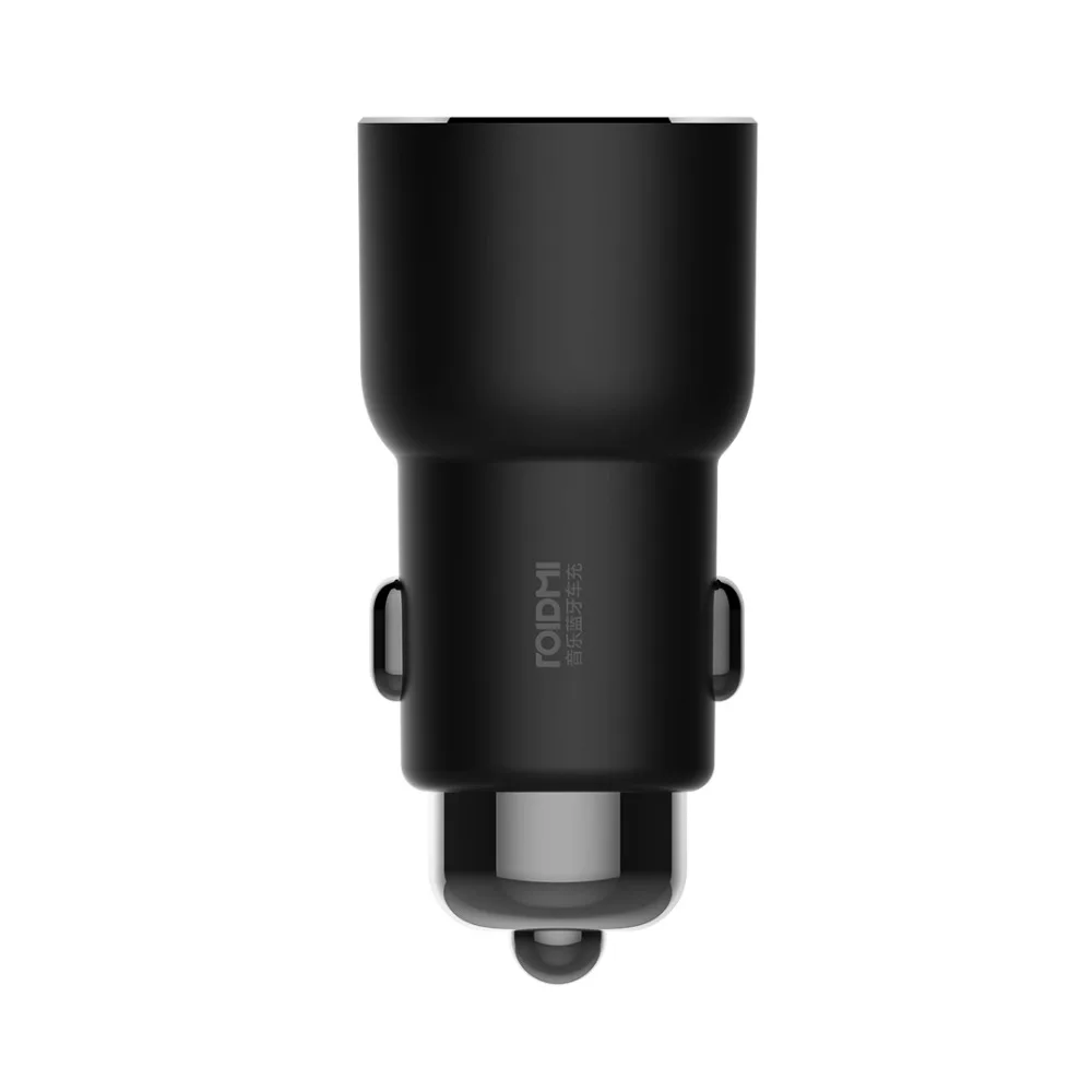 Xiaomi Car Charger ROIDMI 3S 5V/3.4A FM Wireless Bluetooth USB Charger Music Player with Smart APP for IPhone X 8 6S Android