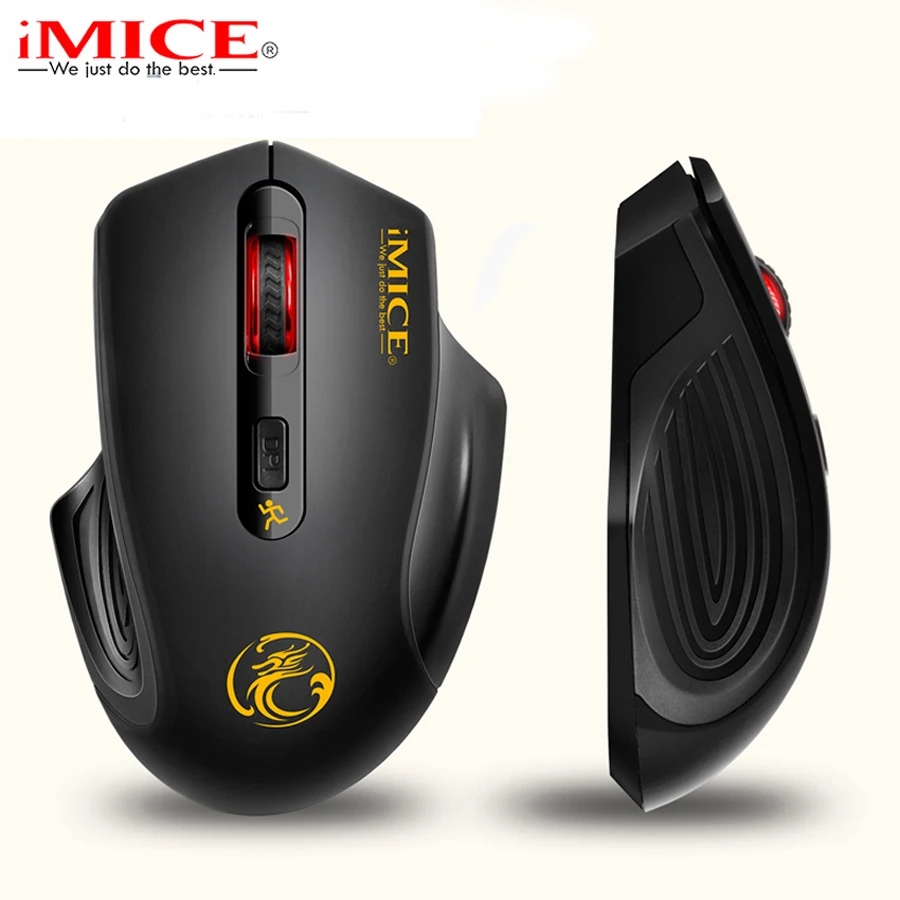 iMice 2 4g Wireless Optical Mouse 800 1200 1600 DPI Adjustable Computer Mouse for Desktop Laptop
