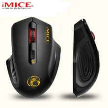 iMice 2 4g Wireless Optical Mouse 800 1200 1600 DPI Adjustable Computer Mouse for Desktop Laptop