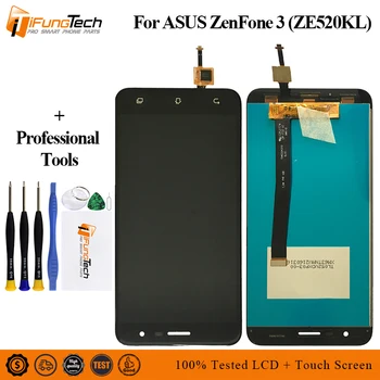 

For Asus ZenFone 3 ZE520KL Z017D Z017DA LCD Display Panel Touch Screen Digitizer Glass Sensor Assembly With Frame