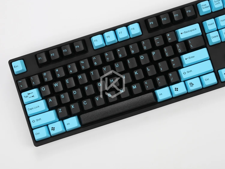 Taihao abs двойные брелки для diy игровой механической клавиатуры цвет wangziru синий белый серый красный оранжевый фиолетовый