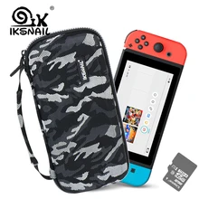 IKSNAIL Nintend Switch Game Storage Bags EVA Protective Hard Case For Nintendo Console Joy-Con and Other Tiny Accessories