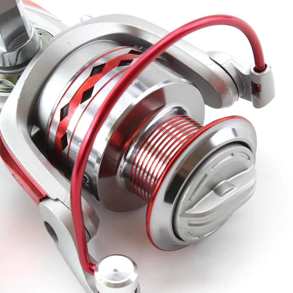 Carretel de Pesca Rolamentos de Esferas Nova Promoção! 12 Ck1000 7000 5.2: 1 Intercambiáveis Dobrável Handle Pesca Spinning Reel Fishing Reel 8 de pesca fiação exchangable dobrável lidar com carretel de pesca