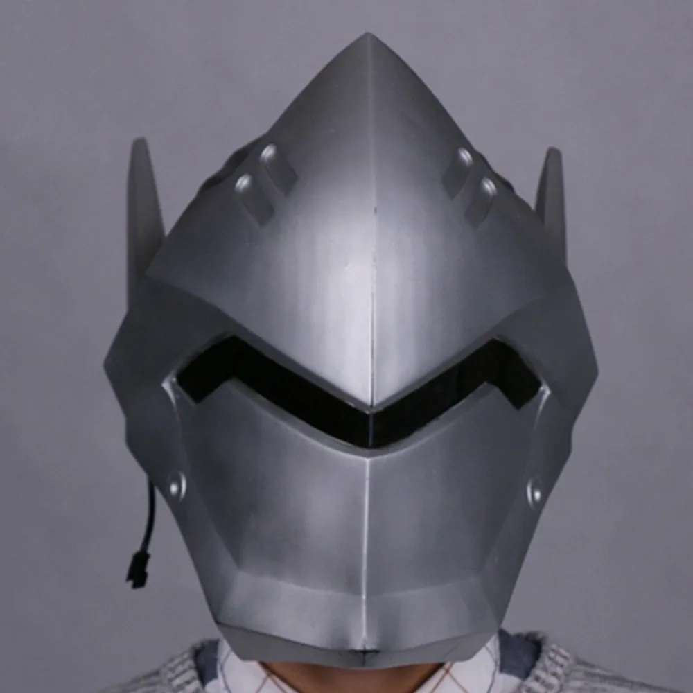 FancyCos Overwatch игра OW Shimada Genji Маска Косплей Шлем Хэллоуин ПВХ маска реквизит