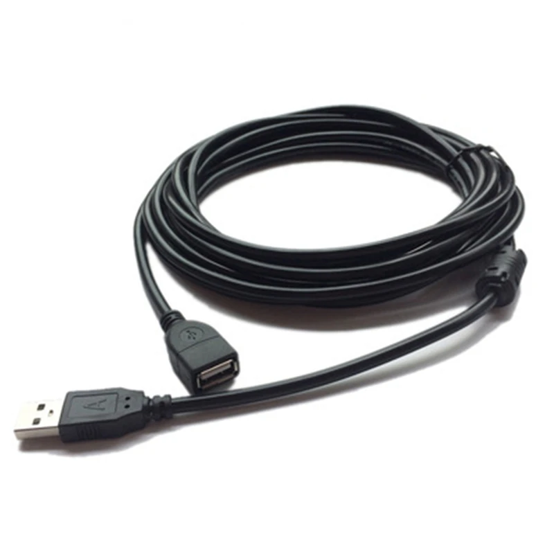 Rankman USB Extension Cable USB2.0 Datum Cable Male to Female Data Sync Extender Cord Extension Connector for Computer PC Mouse