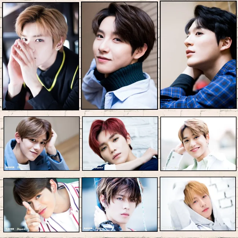Kpop NCT 127 плакат 2018 в Корейском стиле постер музыкальной группы современном с белым