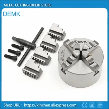 

K12-160 four-jaw 4-jaw high-accuracy self-centering chuck 6" 160mm machine, lathe, machine tool, mini-lathe