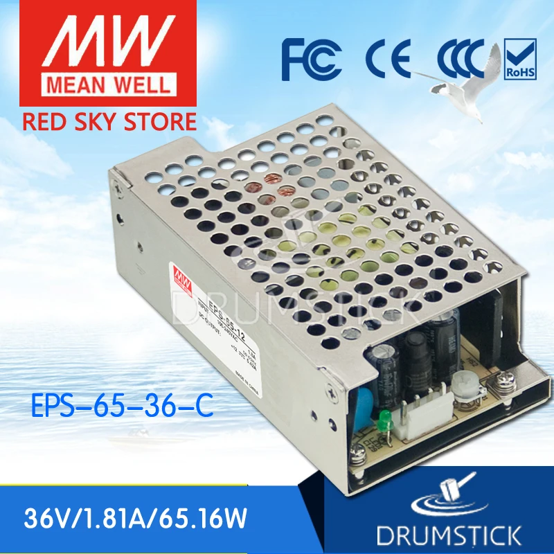 

MEAN WELL EPS-65-36-C 36V 1.81A meanwell EPS-65 65W Single Output Switching Power Supply