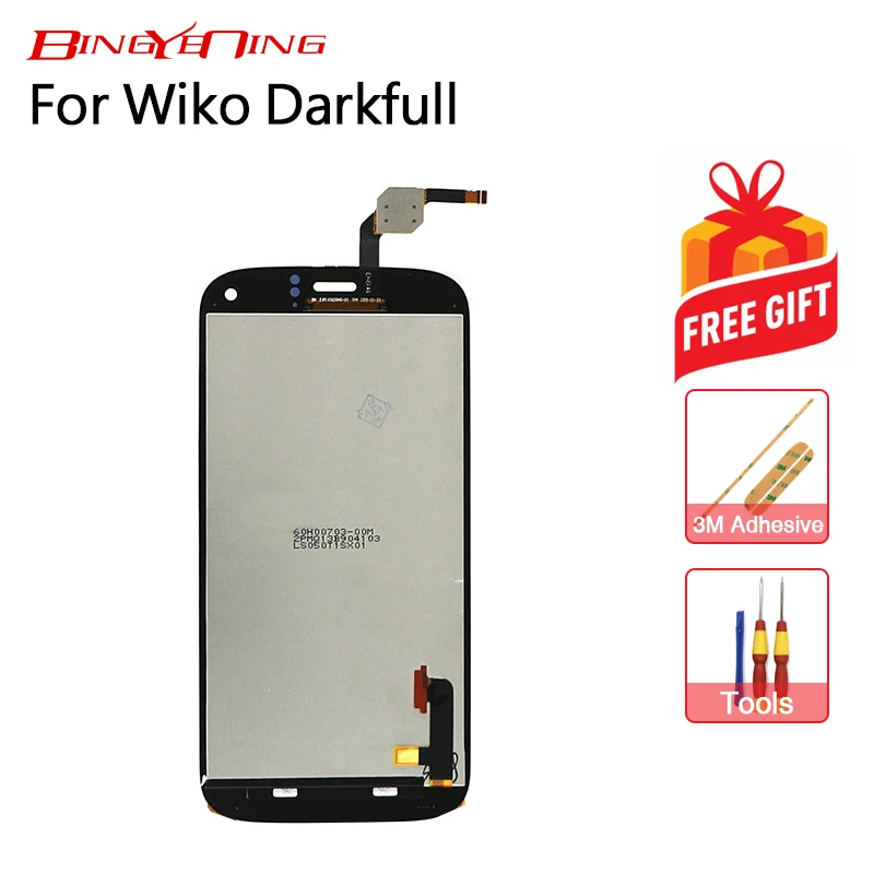 

BingYeNing New Original For Wiko Darkfull Touch Screen+1280X720 LCD Display Assembly Replacement