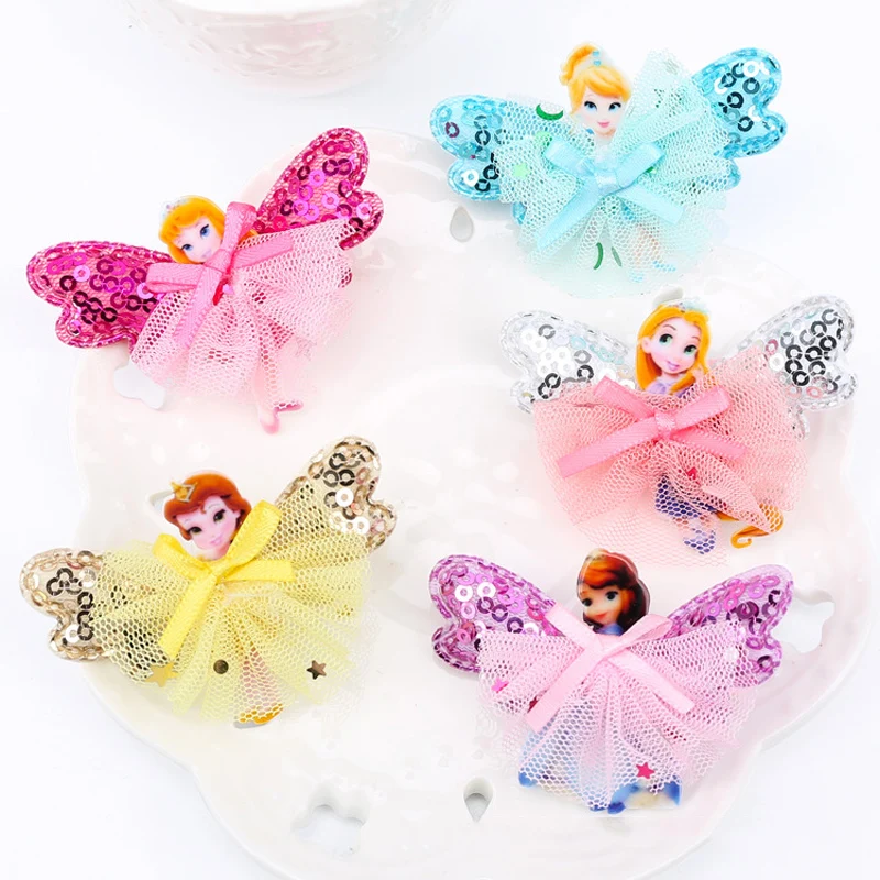 Disney 7pcs/set Pretend Play Hairdressing Frozen Snow White Elsa Princess Hairpin Girl Hairpin Headpiece Flower Birthday Gift Disney 7pcs/set Pretend Play Hairdressing Frozen Snow White Elsa Princess Hairpin Girl Hairpin Headpiece Flower Birthday Gift