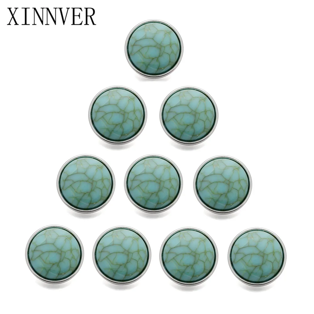 

10pcs/lot New 12mm 18mm Snap Button Jewelry Stone Mini Metal Snap Buttons fit 12mm18mm Snap Bracelet Bangle Earrings Necklaces