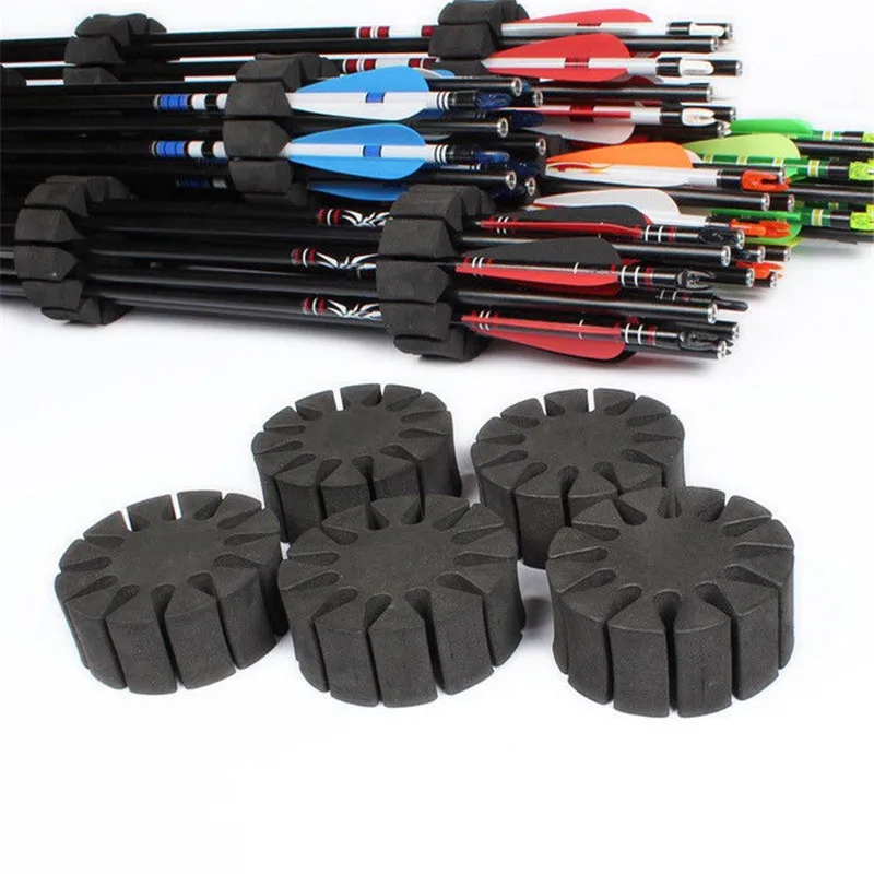 

3pcs Black Sponge arrow separator Bow and arrow accessories Arrow Holder EVA Foam Quiver Protection Spliter Shelf Bow Practice