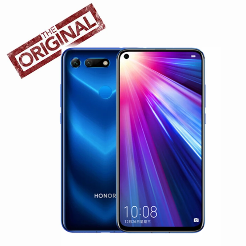 Honor V20 Honor View 20 мобильный телефон NFC Face ID Kirin 980 Восьмиядерный Android 9,0 OS 6,4 дюймовый экран 4000 мАч