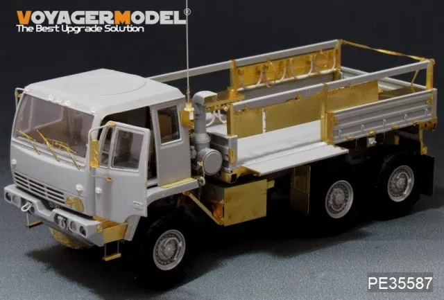 Atualizar com Peças de Metal Passatempo Modelo Voyager Médias M1083 Caminhão Tático Fmtv Gravura Knl Pe35587 4 Brinquedos e hobbies